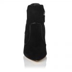 ANNESHA BLACK SUEDE ANKLE BOOT