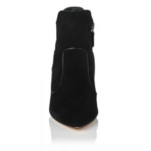 ANNESHA BLACK SUEDE ANKLE BOOT